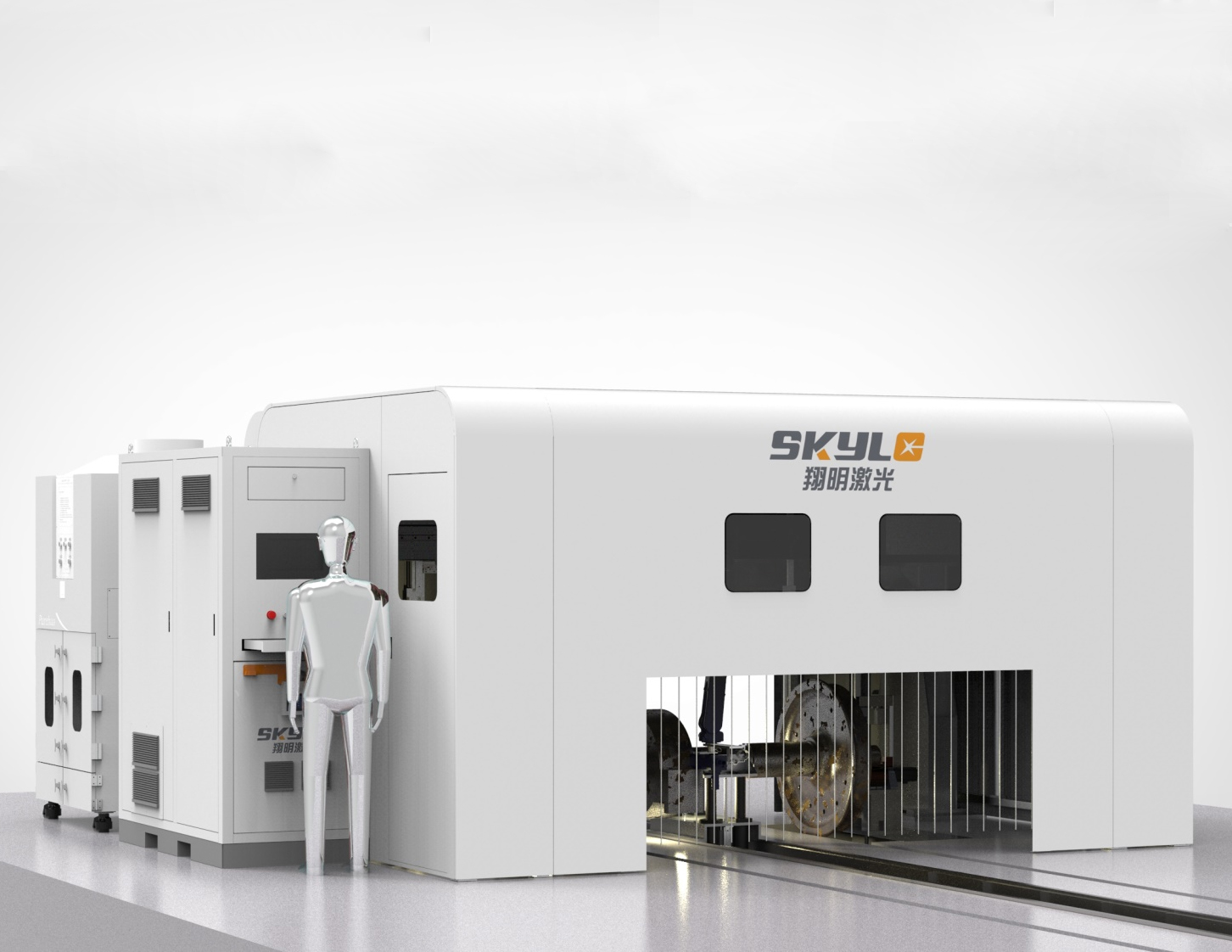 列車輪對全自動化激光清洗設備